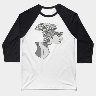 Copy of Marble David Pop Art Baseball T-Shirt